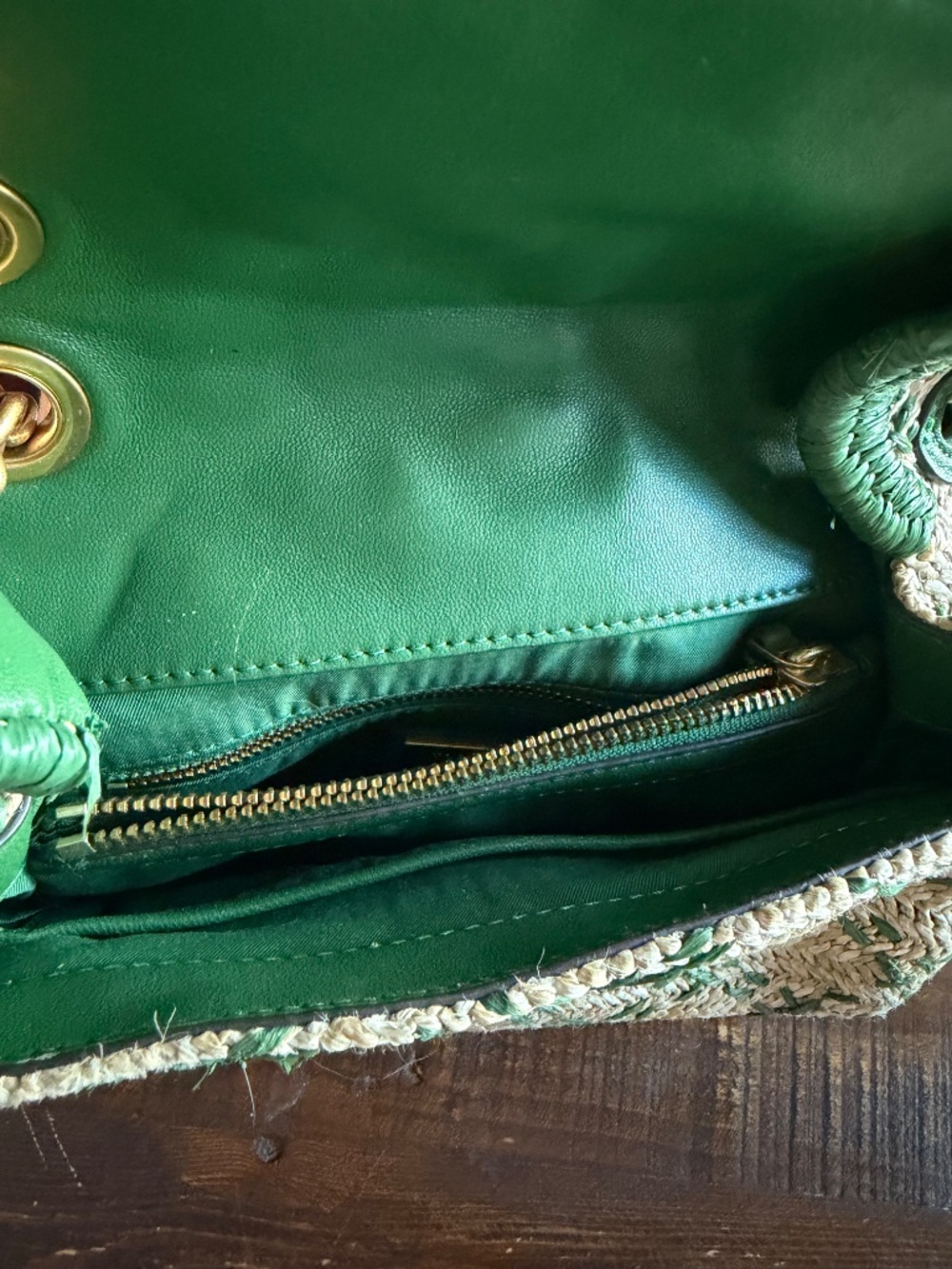 Tory Burch Raffia Shoulder Bag - Picture 4 of 6